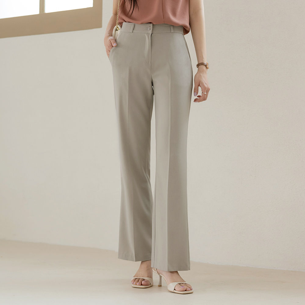 Soft Boot-Cut Slacks