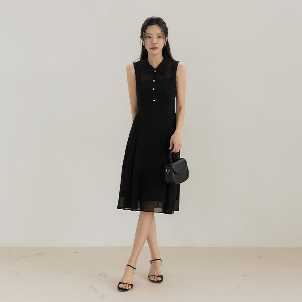 Romantic Chiffon Ribbon Cape&Dress SET