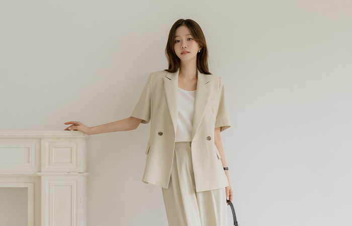 sweet Stripe Standard Set-up Jacket