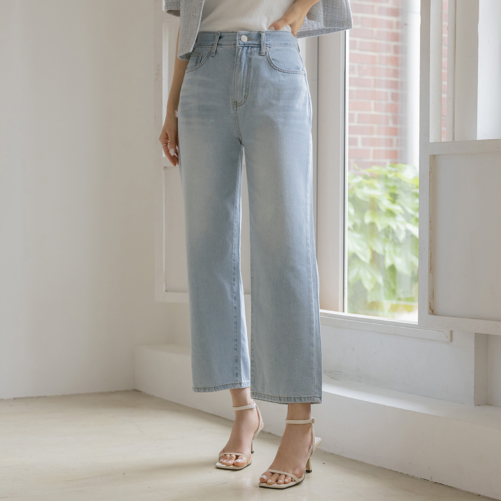 Cool Semi- wide fit Mood Denim Pants