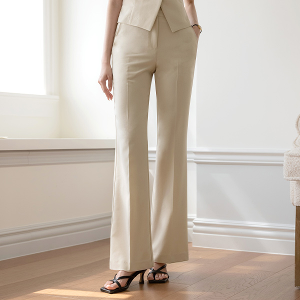 Shine Formal Boot-Cut Set-up Slacks