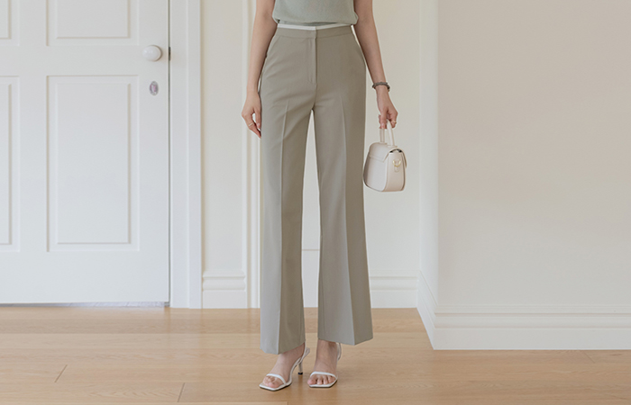Modern Color Combination Point 커버핏 Slacks