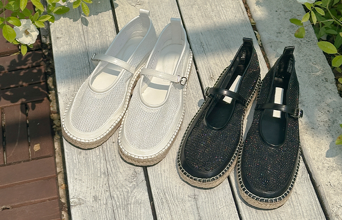 Picnic Mesh Platform shoes Mary-Jane Shoes