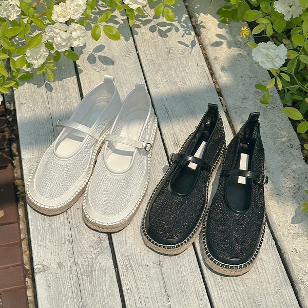Picnic Mesh Platform shoes Mary-Jane Shoes