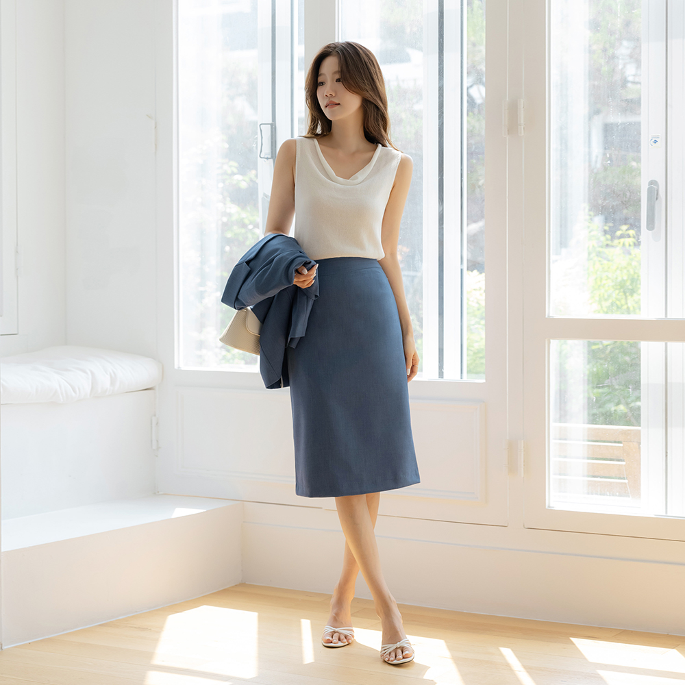 ODE Tweed H-line Set-up Skirt