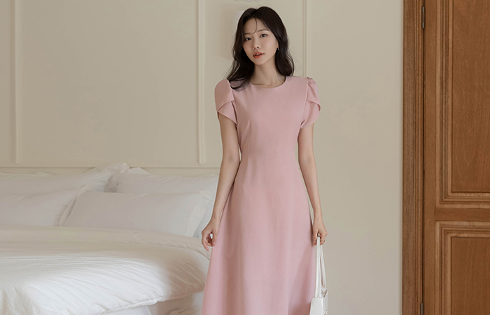 Milky Tulip A-line String Dress