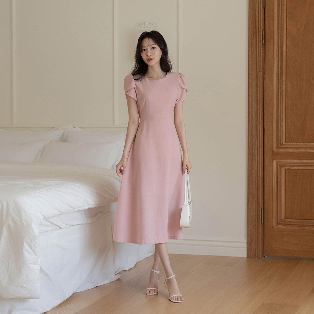 Milky Tulip A-line String Dress