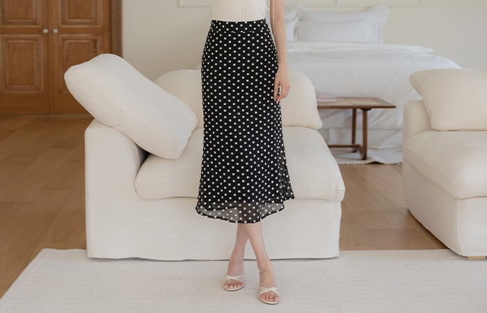 Romantic The Back Banding Flower Skirt