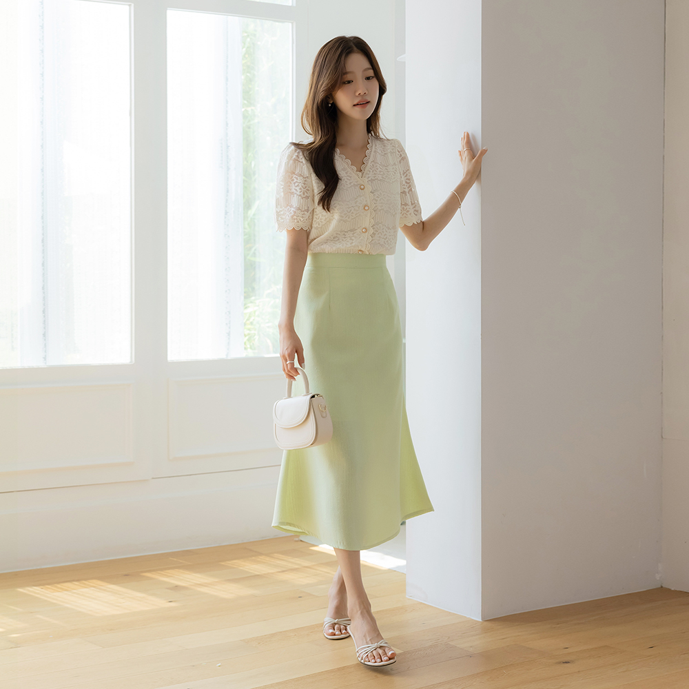 Summer Tweed Mermaid Skirt