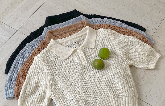  Polo Mesh Knit