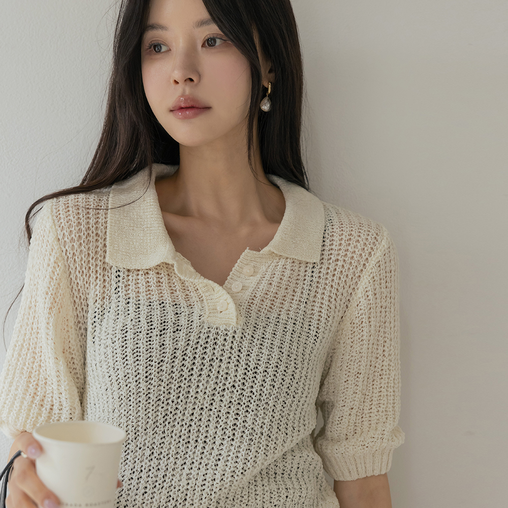  Polo Mesh Knit