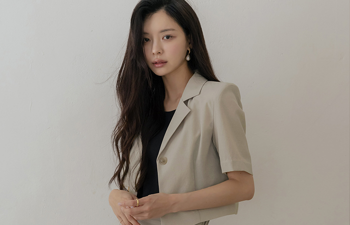 Chic Daily Summer Set-up Crop Jacket