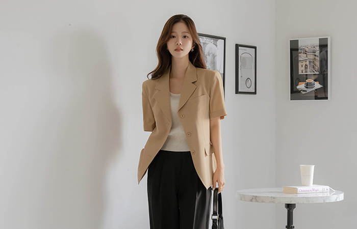 Muse Summer Short-sleeve loose fit Jacket