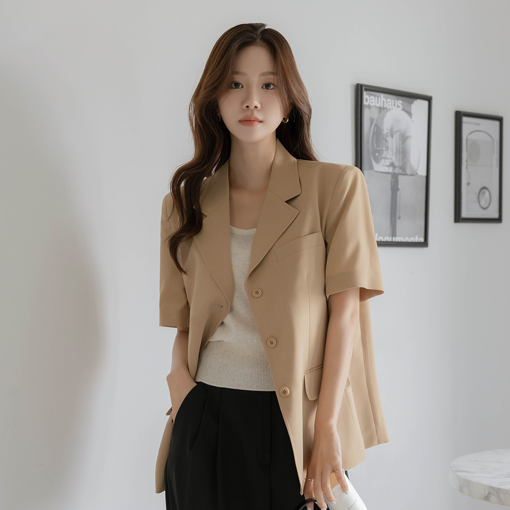 Muse Summer Short-sleeve loose fit Jacket