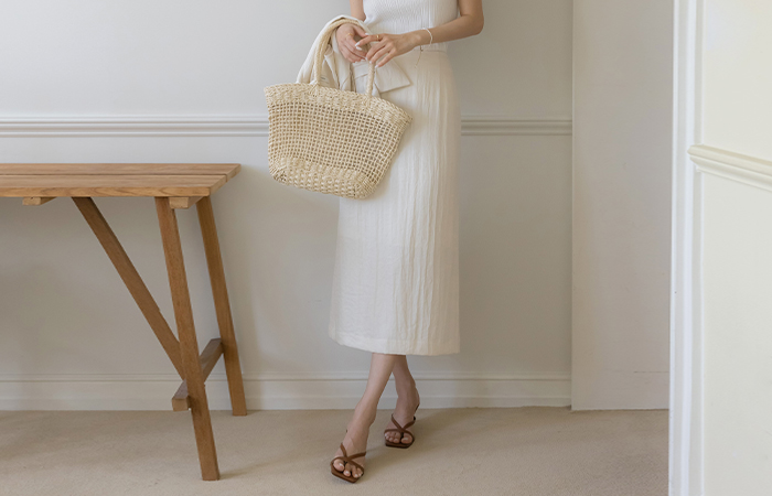 ODE Linen H-line Set-up Skirt
