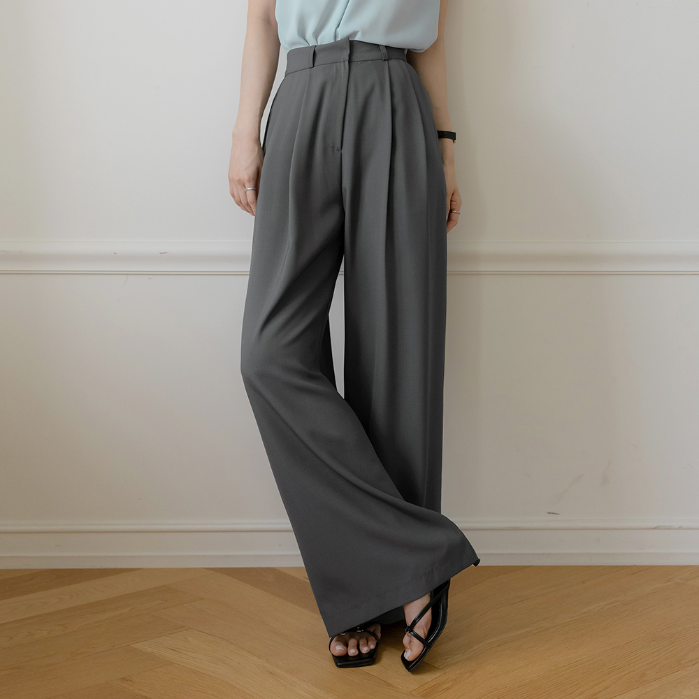 Maxi Pintuck Soft wide fit Slacks
