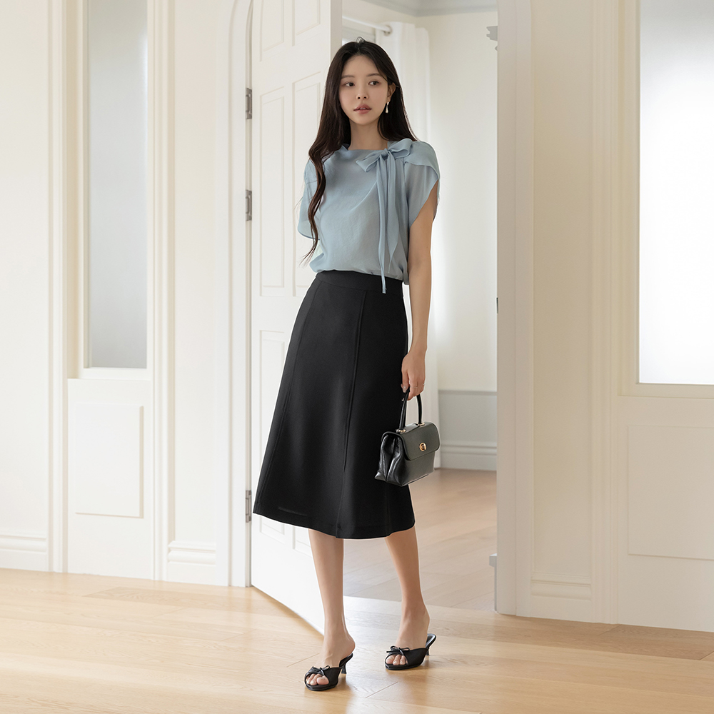 Feminine Slit Mermaid Skirt