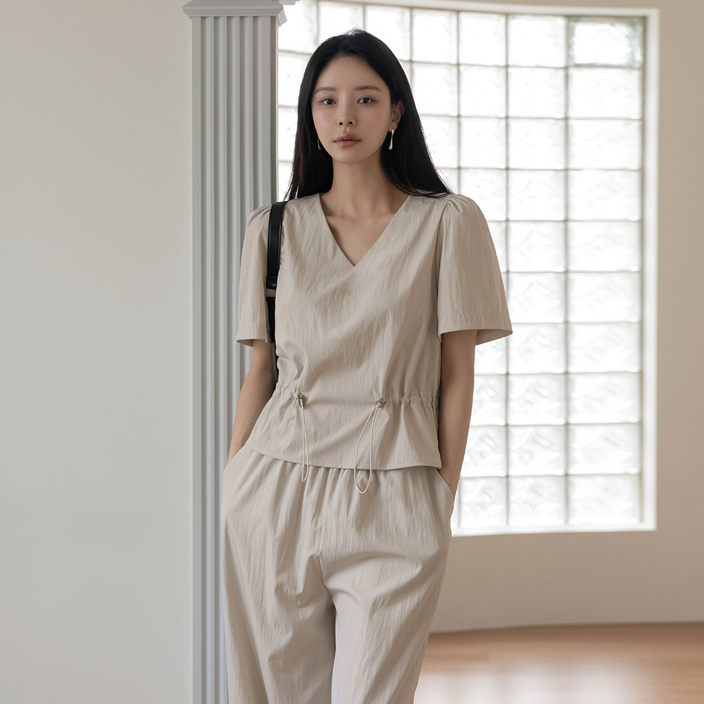[기획특가] Air String Blouse&Pants SET