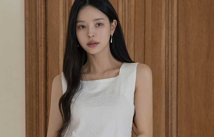 ODE Bag Point Set-up Sleeveless shirts Blouse