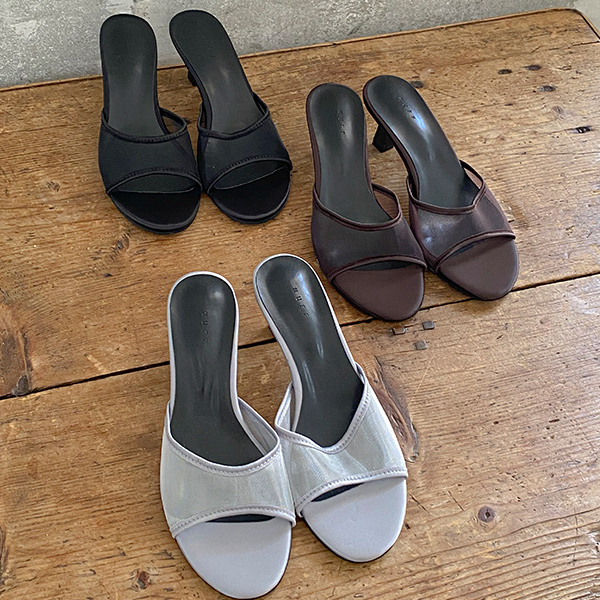 Summer 에크토 Mesh Mule Sandal Heel