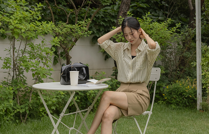 Mild Tencel Stripe Shirt