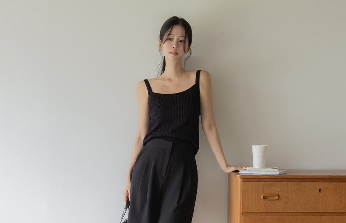 Linen Summer Tight Corduroy Sleeveless shirts Knit