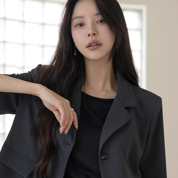 니콜 Modern Polo Set-up Jacket