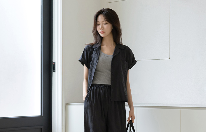 nylon Polo Set-up Shirt