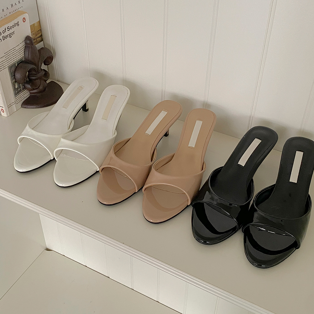 Glossy Modern 에크토 Sandal Heel