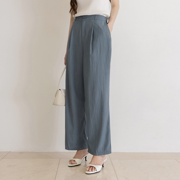 light The Back Banding Slim Fit 냉감 Slacks