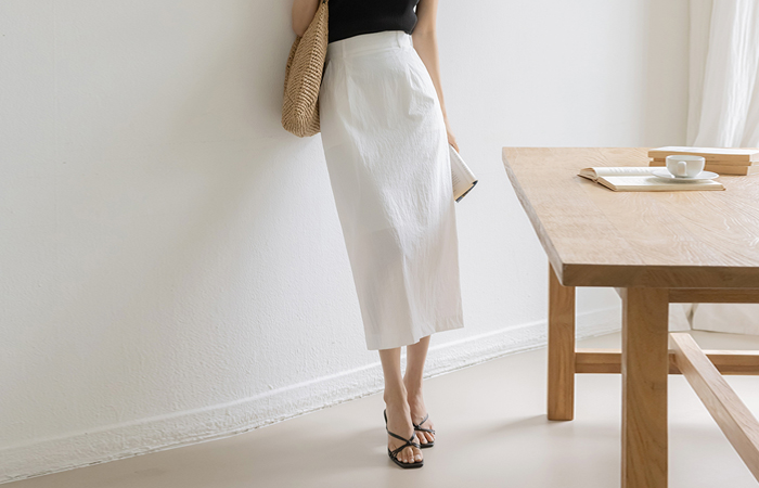 Cool&Rustlingly H-line Long Skirt