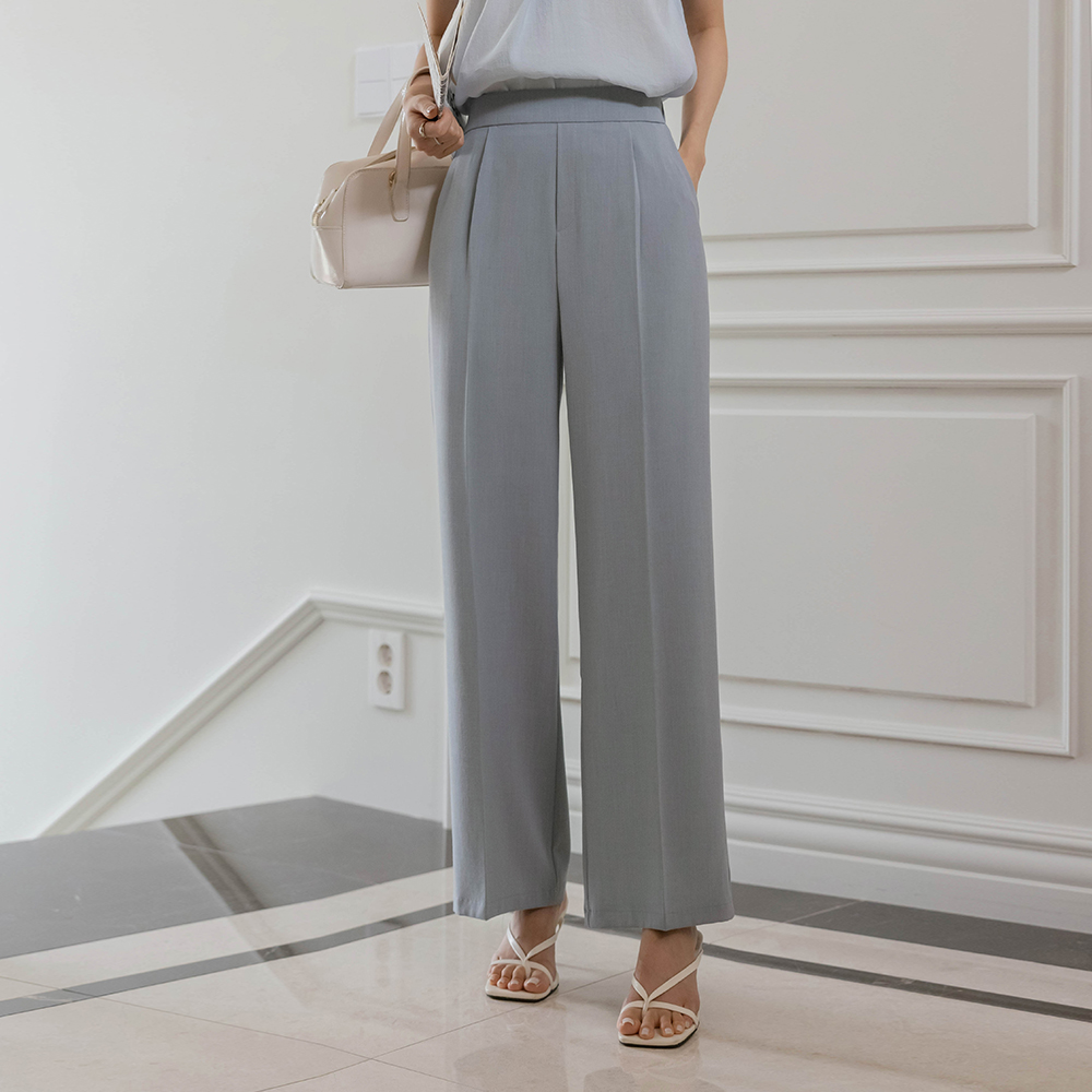 Air Soft 쫀득 Slim Fit Back Banding Slacks
