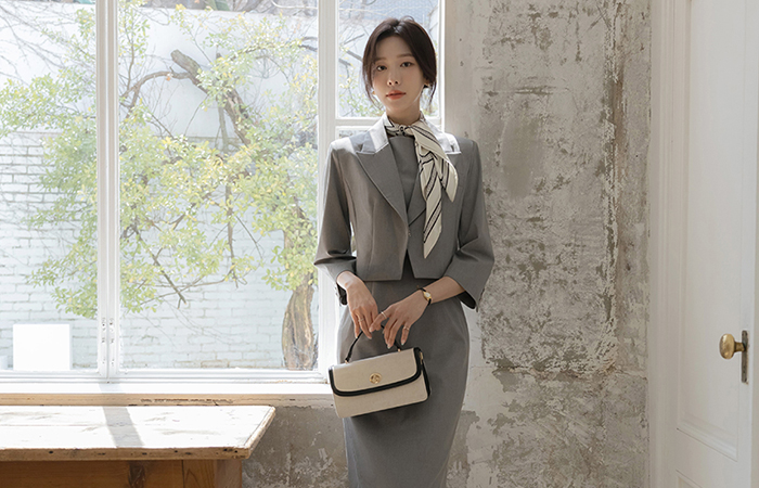 페리 H-line Set-up Sleeveless shirts Dress
