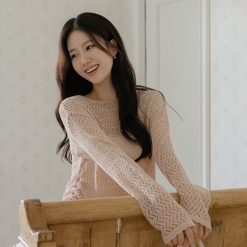 Diamond Side String Knit