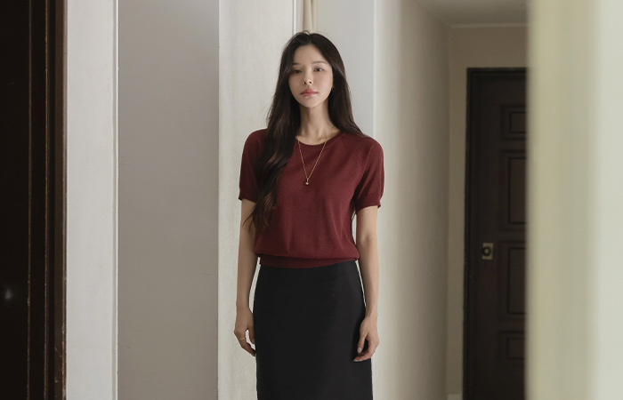 Raund neck Basic Knit