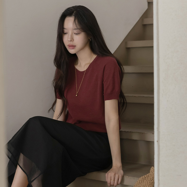 Raund neck Basic Knit