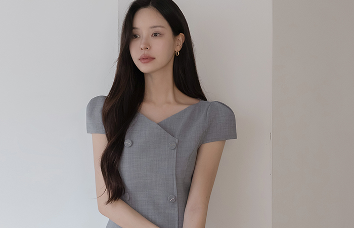 Sera Feminine Puff A-line Dress
