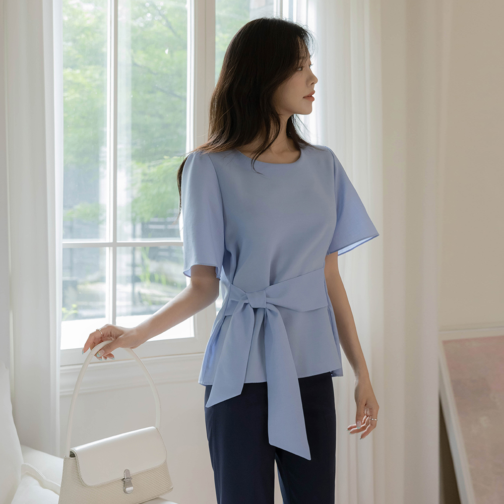 Rina Ribbon Knot Blouse