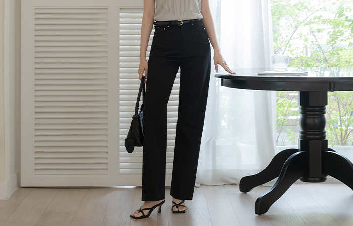 Basic CHIC Straight Cotton Pants