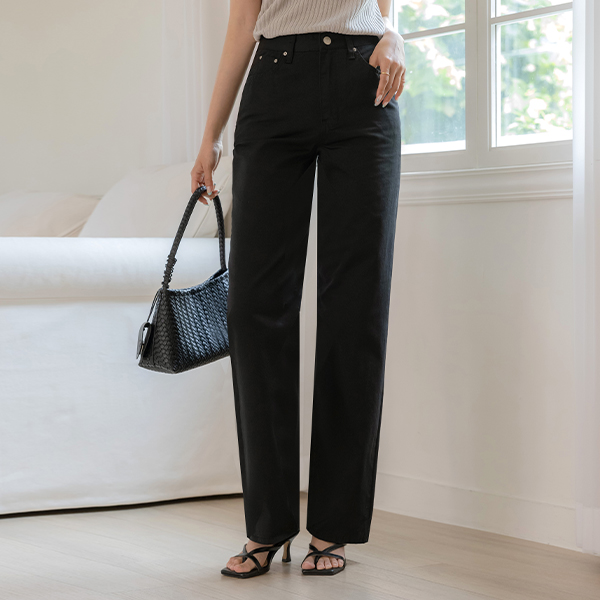 Basic CHIC Straight Cotton Pants