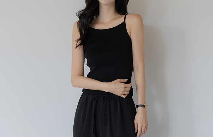 Basic Summer Sleeveless shirts Knit