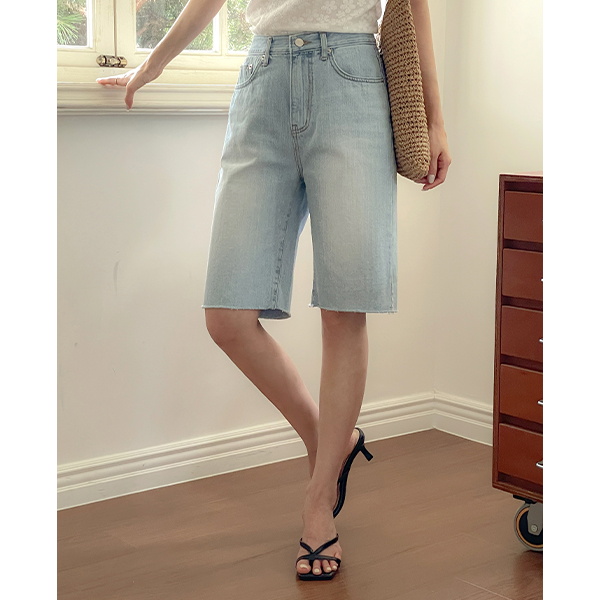 Bermuda Denim Pants