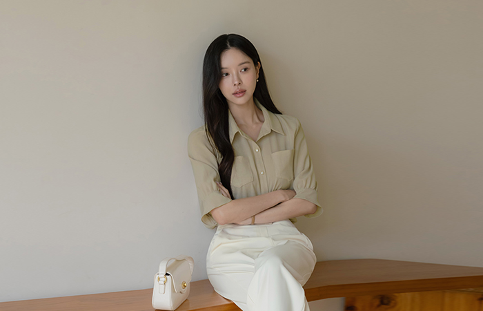 Polo Two-Pocket Blouse