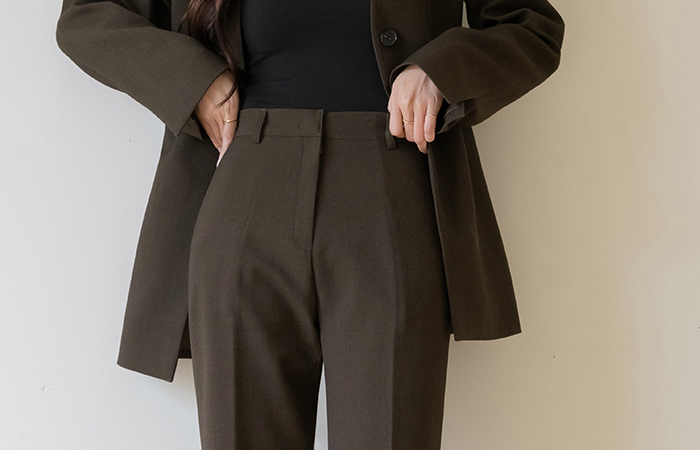 primium Boot-Cut Set-up Slacks