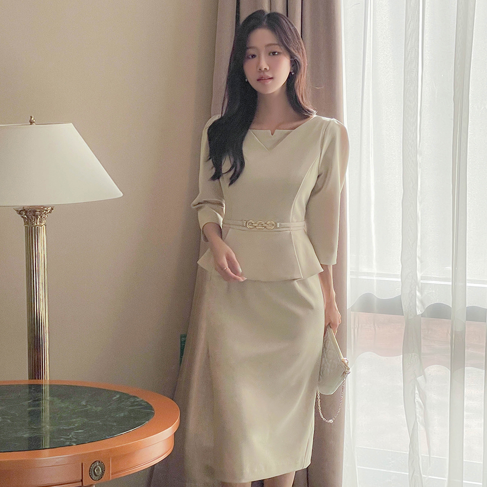 Peplum layered Capri Dress