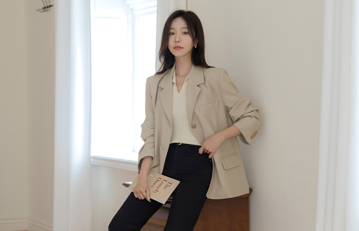 Polo Semi- overfit Single Jacket