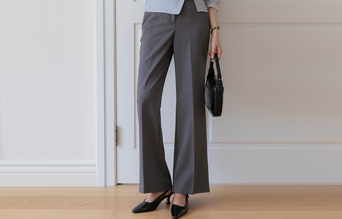 루카스 Modern Pocket Boot-Cut Slacks