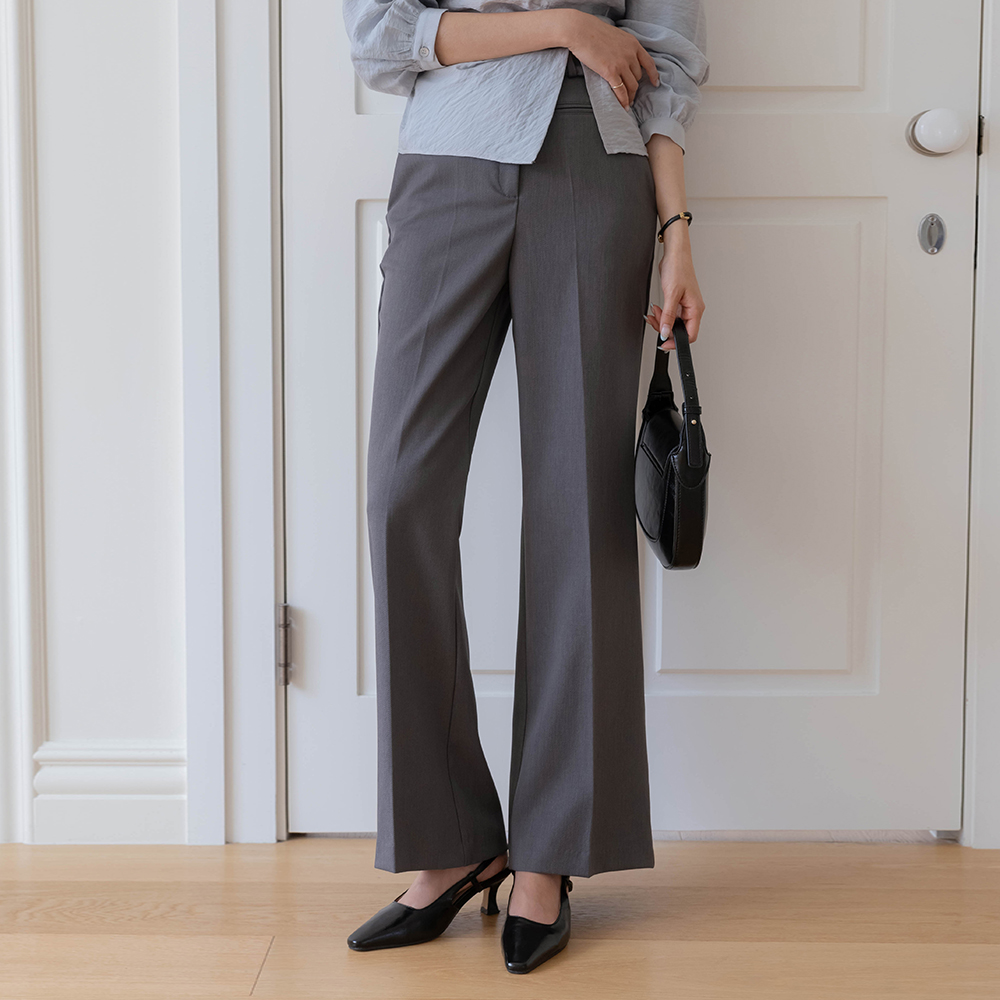 Modern Pocket Boot-Cut Slacks