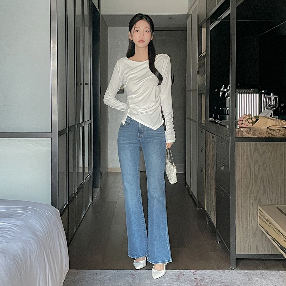 Standard Boot-Cut Denim Pants