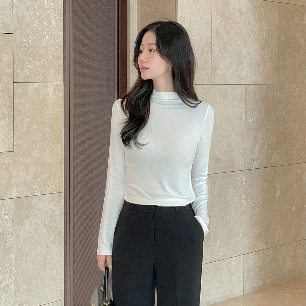 Daily Soft Modal Half-Neck T-shirt